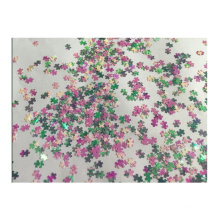 Beau puzzle de flocons scintillants